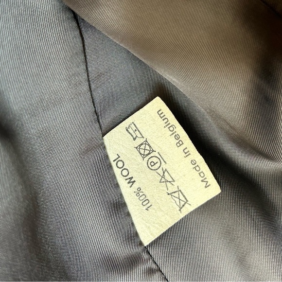 DRIES VAN NOTEN Blazer Jacket 100% Wool Made in Belgium Size 36/US 4 - Picture 8 of 10